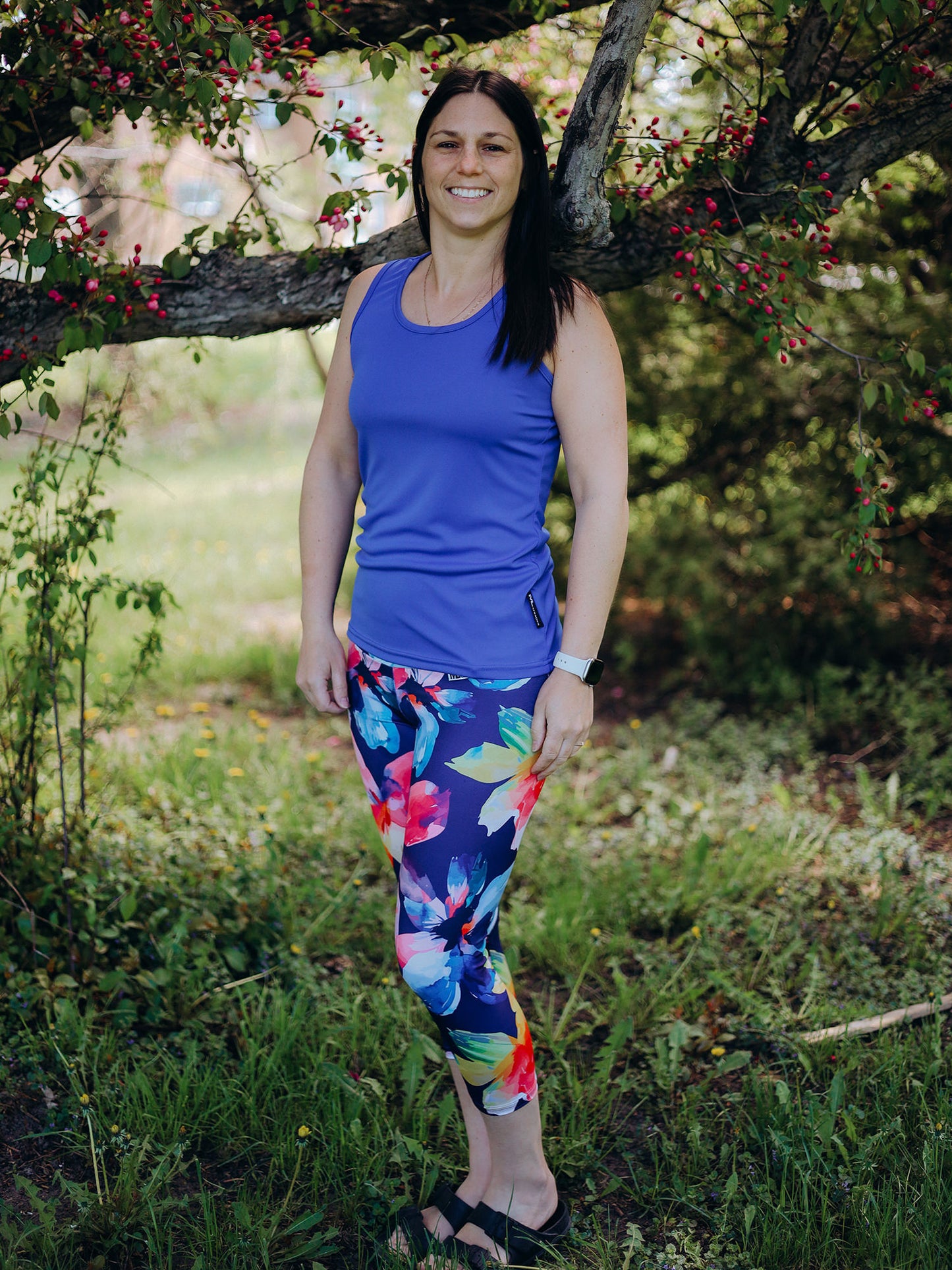 Leggings TA - 3/4 - Fleurs Tropicales