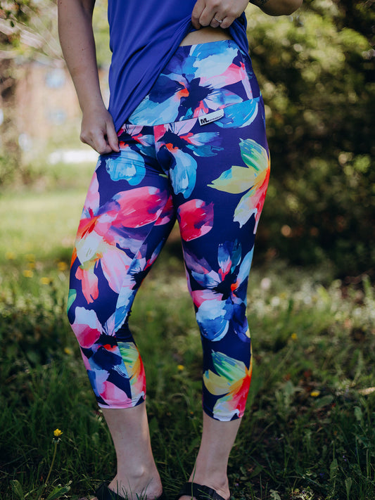 Leggings TA - 3/4 - Fleurs Tropicales