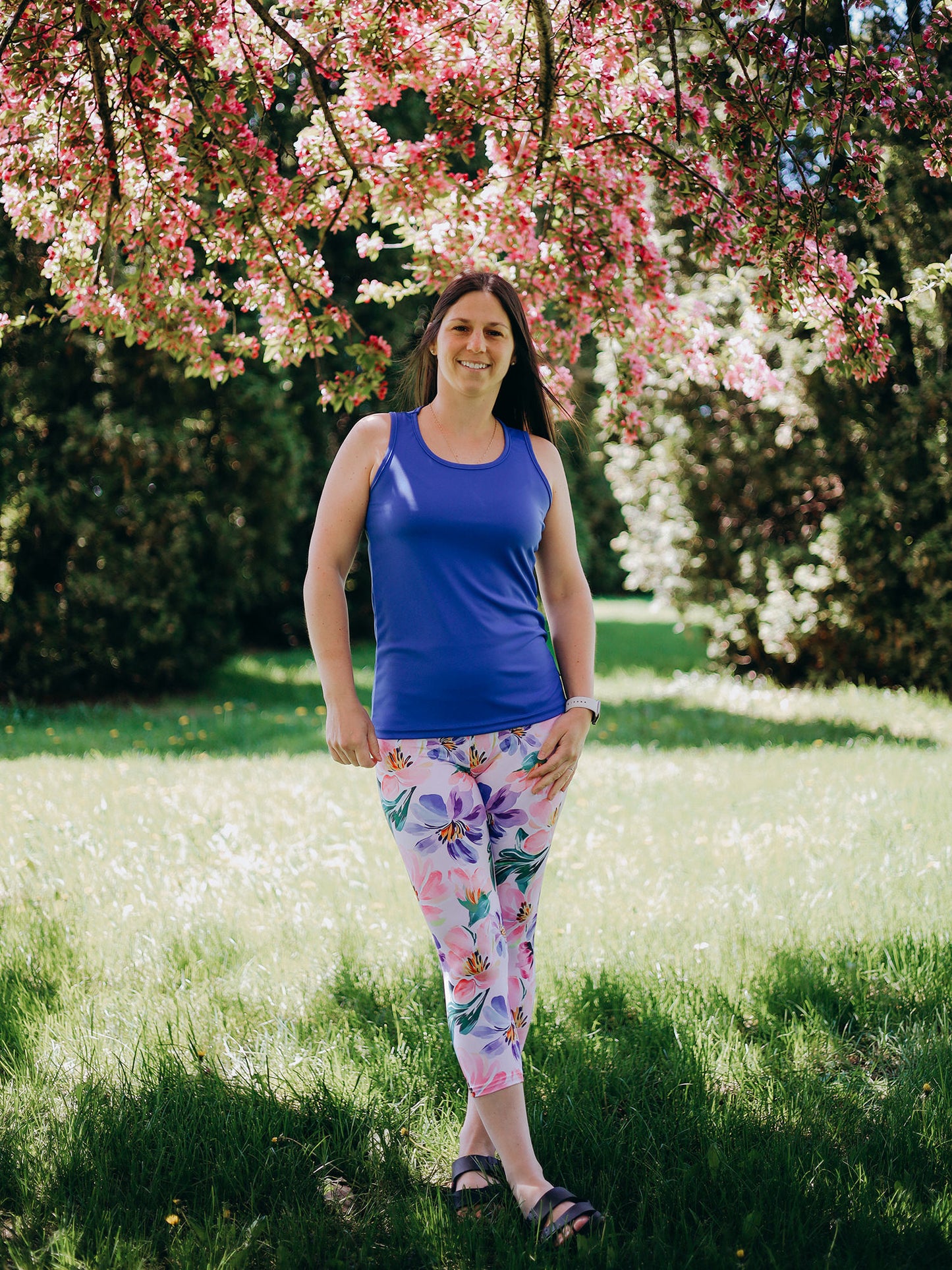 Leggings TA - 3/4 - Pastel Floral