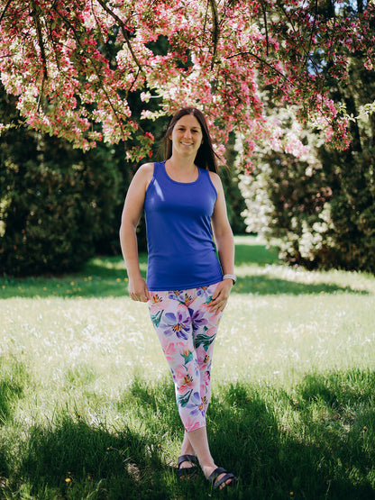 Leggings TA - 3/4 - Pastel Floral