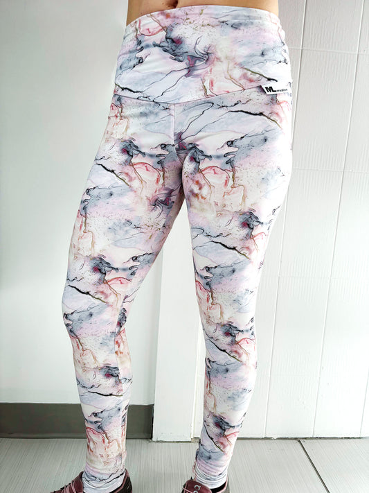 Leggings TA - Long - Abstrait pastel