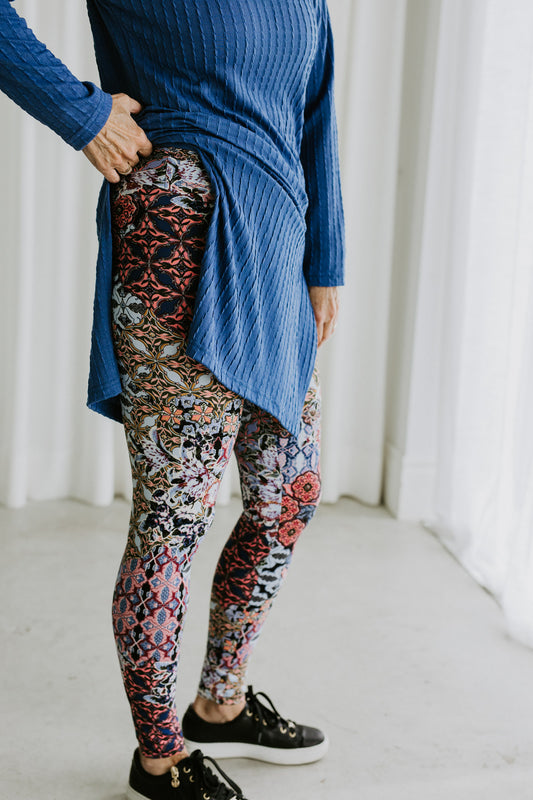 Leggings TA - Long - Paisley DB