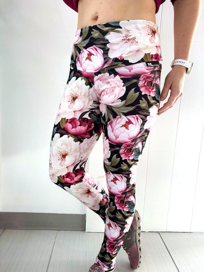 Leggings TA - Long - Pivoine Rosé