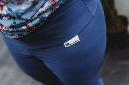 Leggings TA - 3/4 - Marine lustré