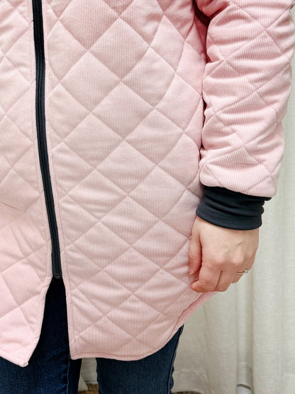 Manteau Mina - Corduroy rose