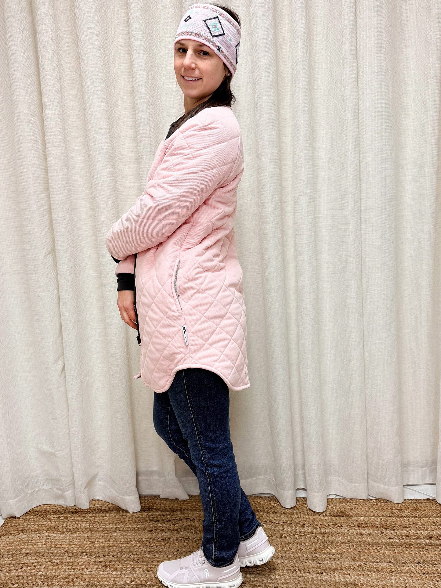 Manteau Mina - Corduroy rose