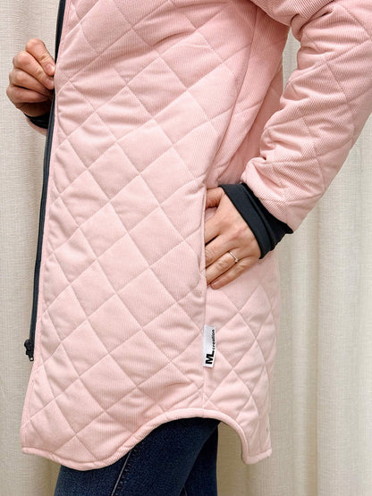 Manteau Mina - Corduroy rose