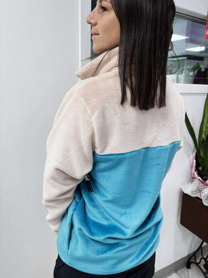Molleton -Col- Rose/Aqua