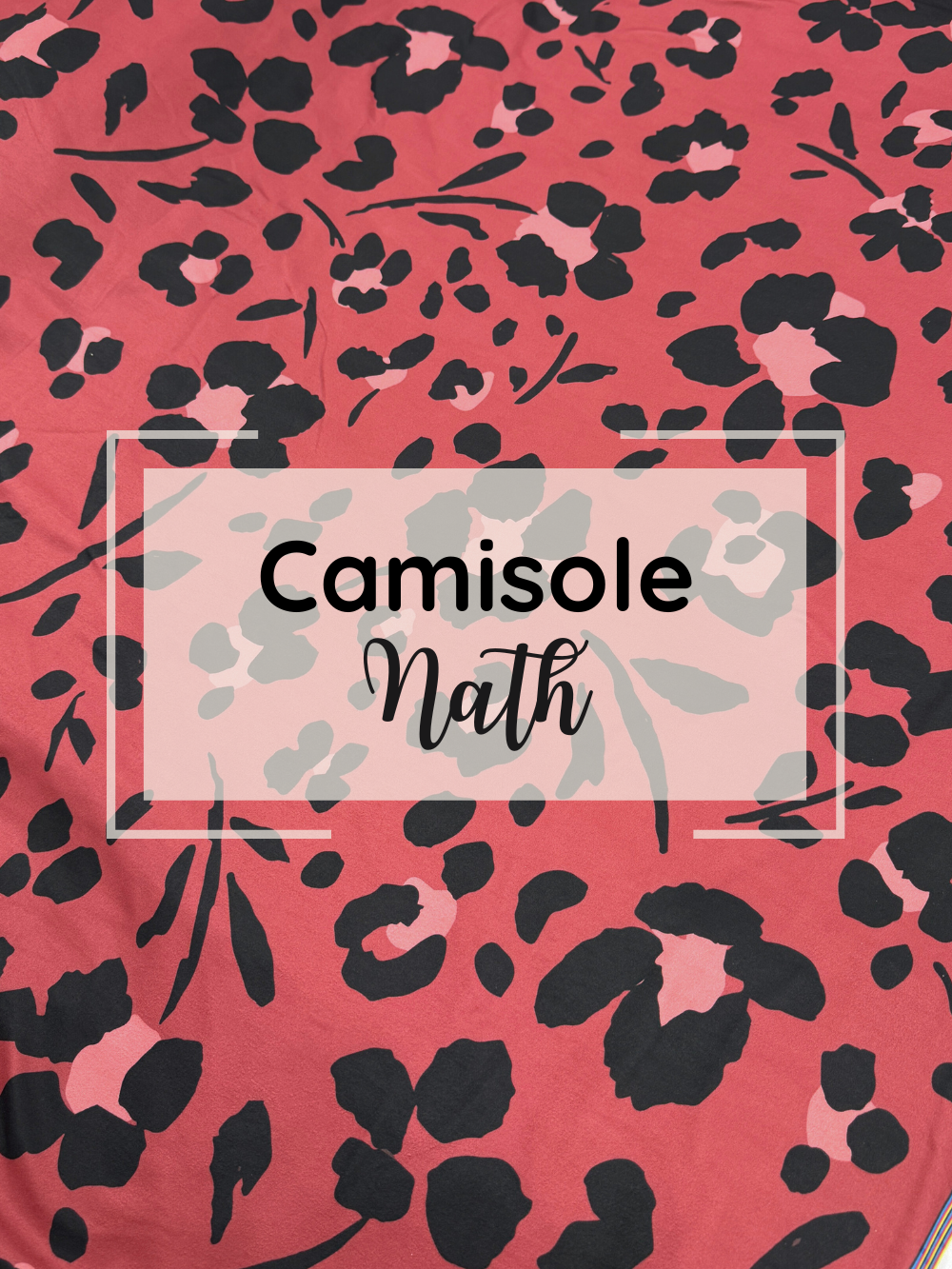 Camisole Nath - Fleurs Léopard