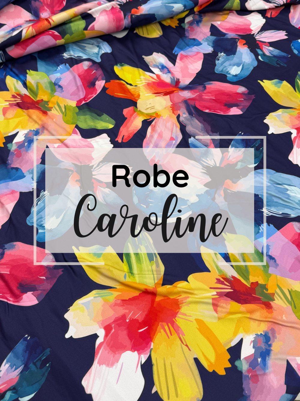 Robe Caroline - Fleurs Tropicales