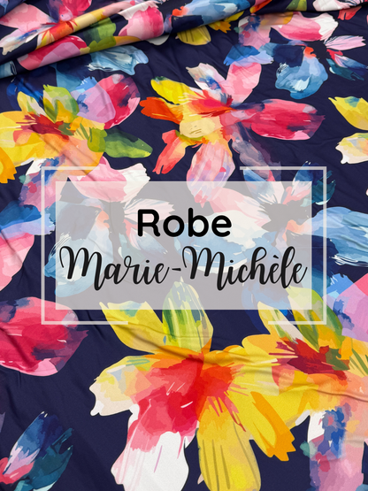 Robe Marie-Michèle - Fleurs Tropicales