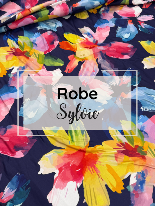 Robe Sylvie - Fleurs Tropicales