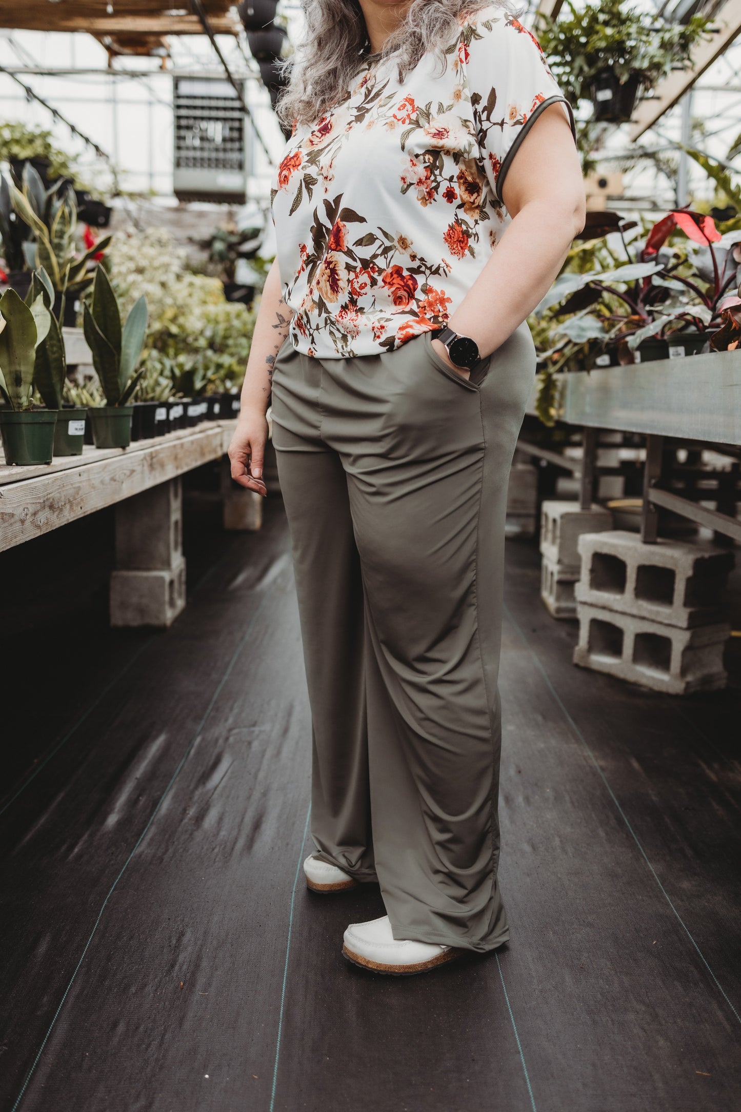 Pantalon Margot - Kaki