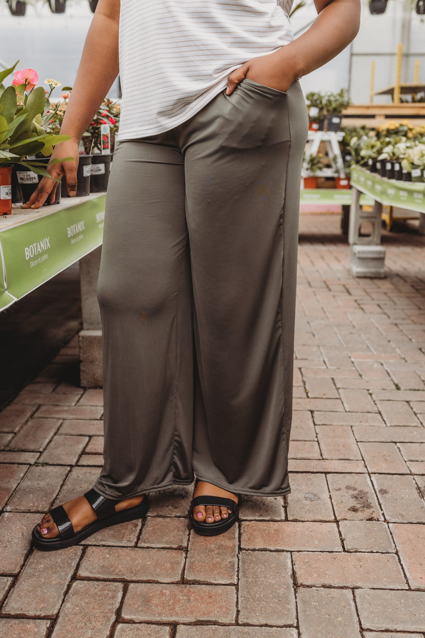 Pantalon Margot - Kaki