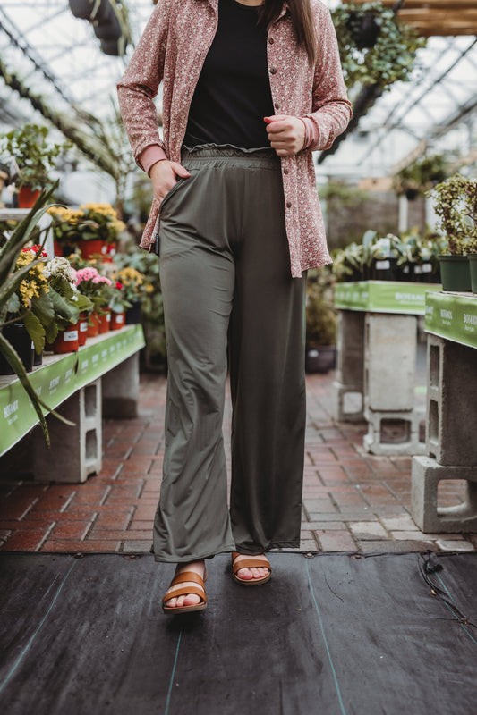 Pantalon Margot - Kaki