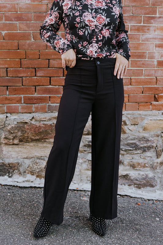 Pantalon Marguerite Noir