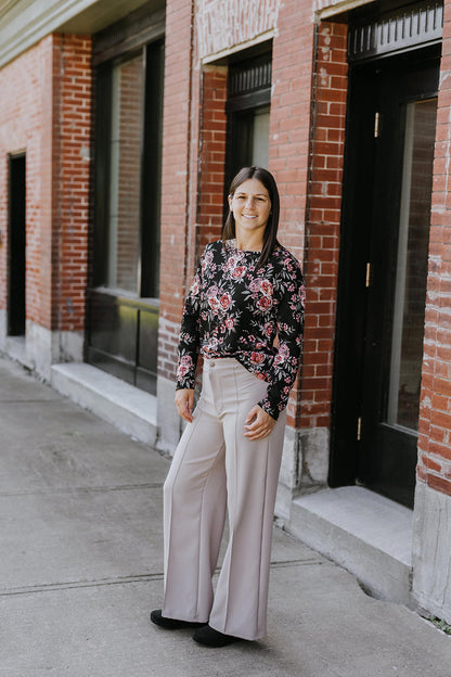 Pantalon Marguerite Sable