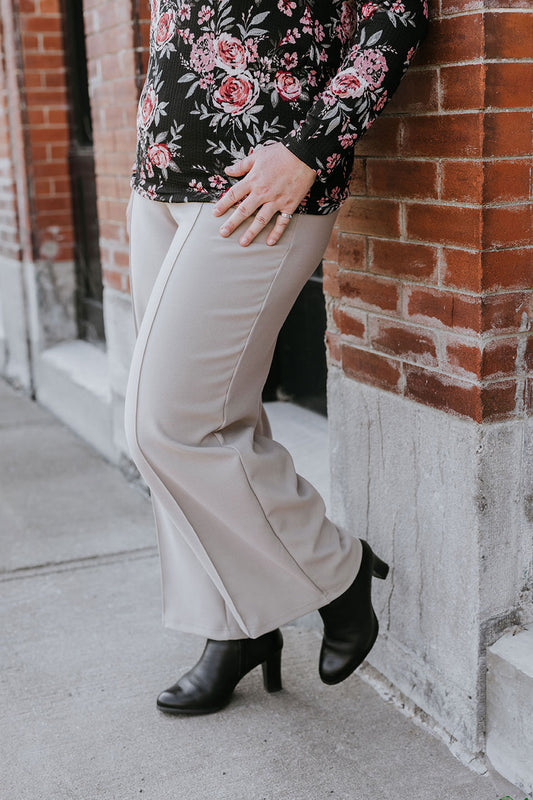 Pantalon Marguerite Sable