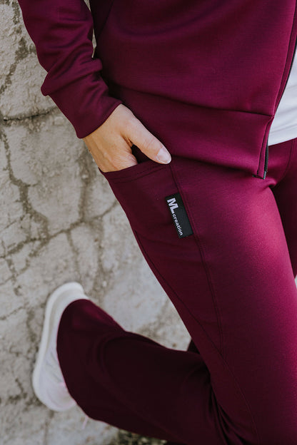 Pantalon Rétro - Wine