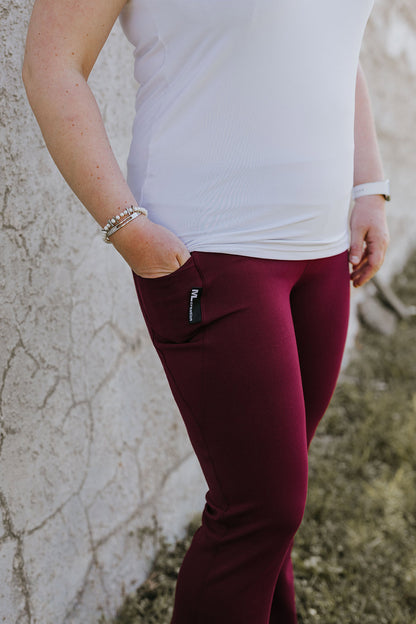 Pantalon Rétro - Wine
