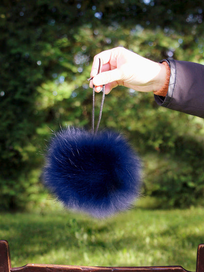 Pompons MARINE pour tuques