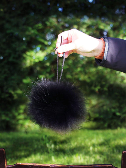 Pompons NOIR pour tuques