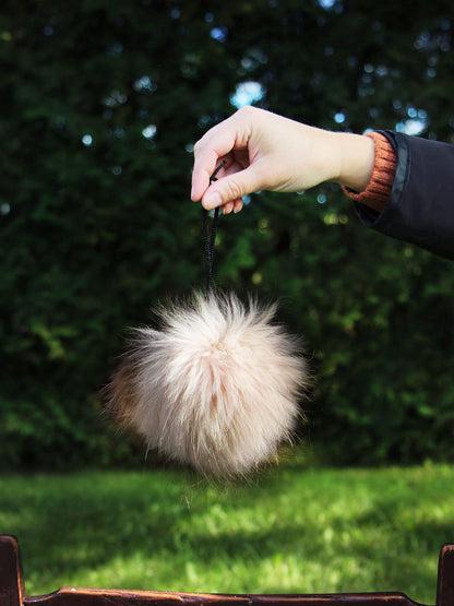 Pompons ROSE PÂLE pour tuques