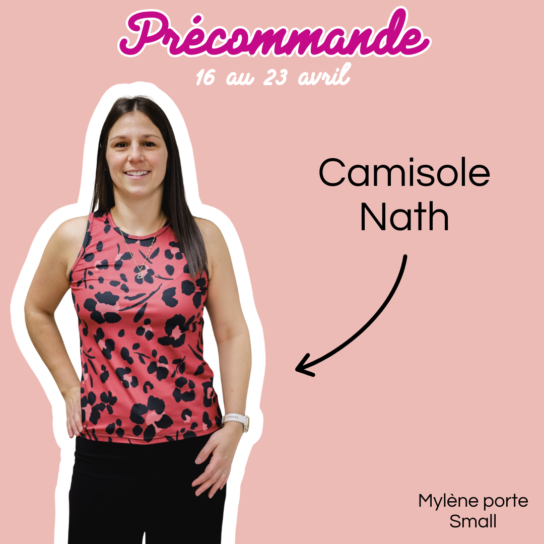 Camisole Nath - Fleurs Léopard