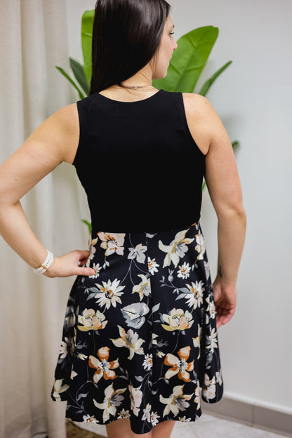 Robe Caroline - Fleurs Tropicales