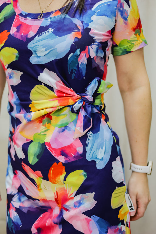 Robe Marie-Michèle - Fleurs Tropicales