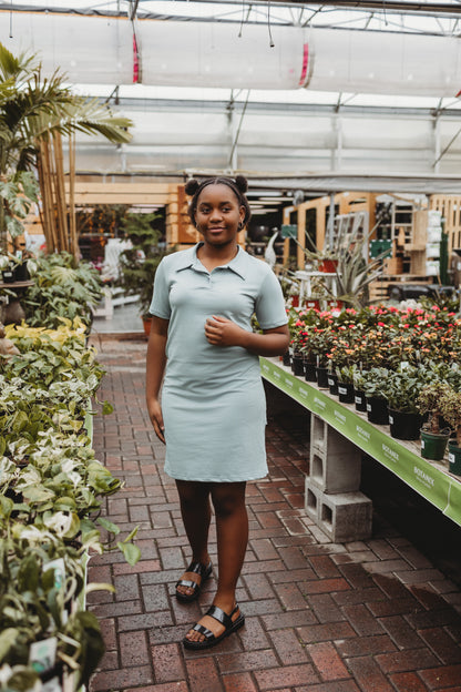 Robe Polo - Turquoise