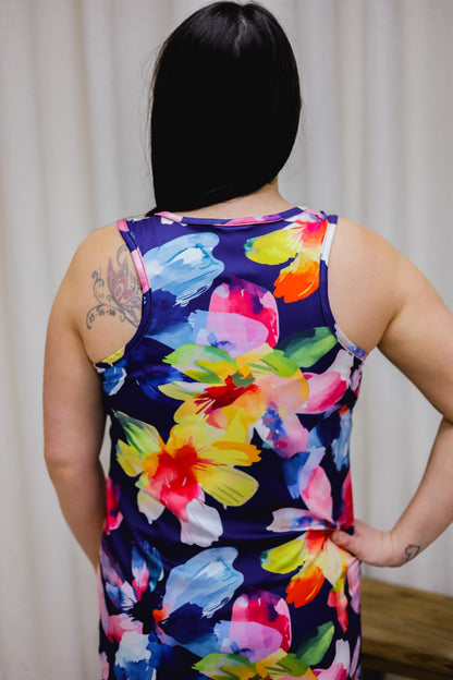 Robe Sylvie - Fleurs Tropicales