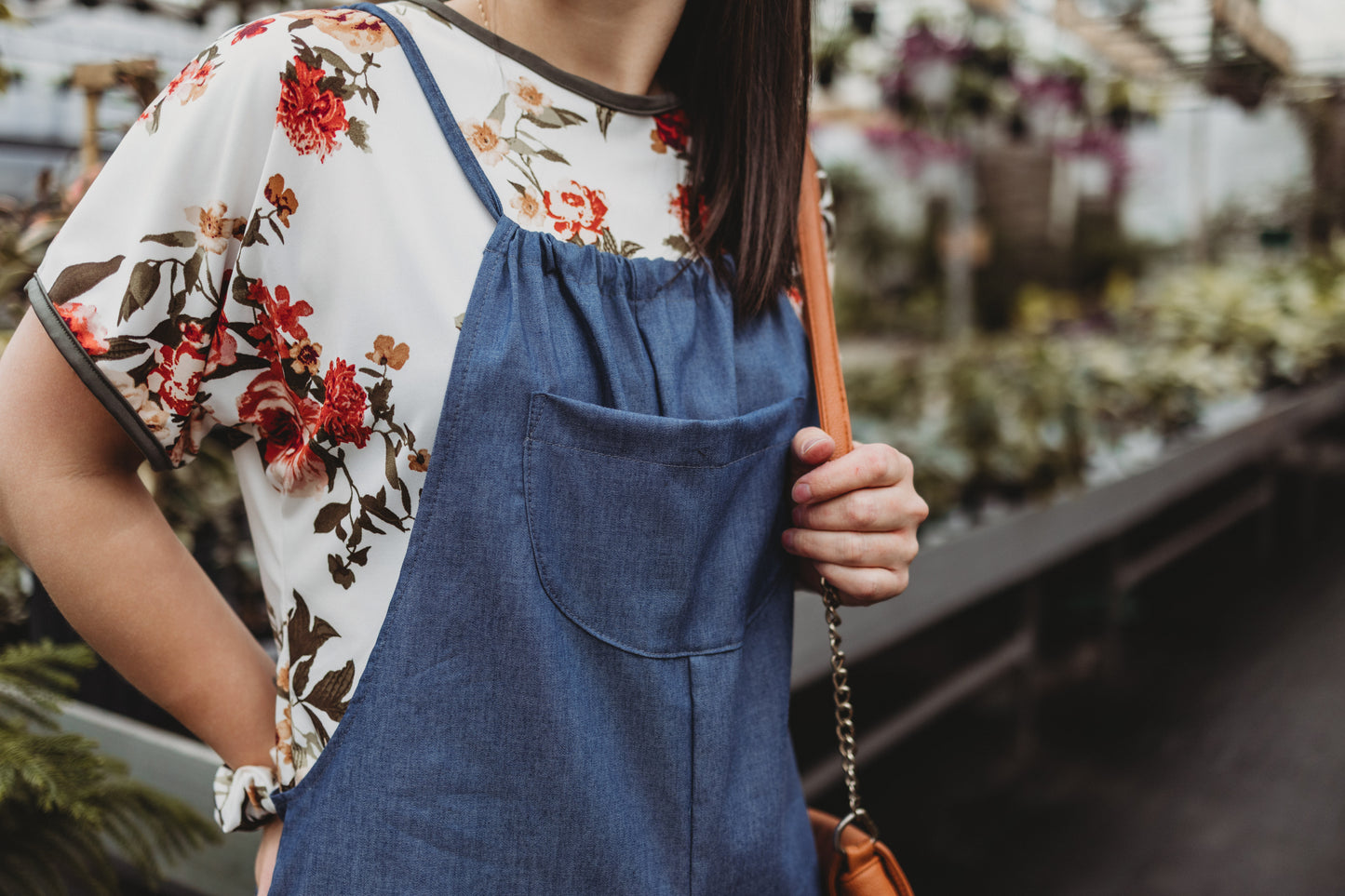Salopette-Short Zoé - Jeans