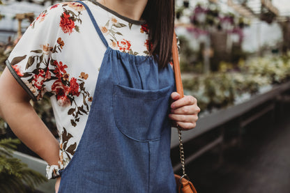 Salopette-Short Zoé - Jeans