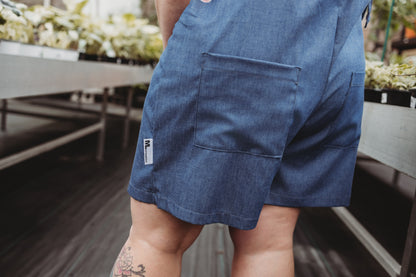 Salopette-Short Zoé - Jeans