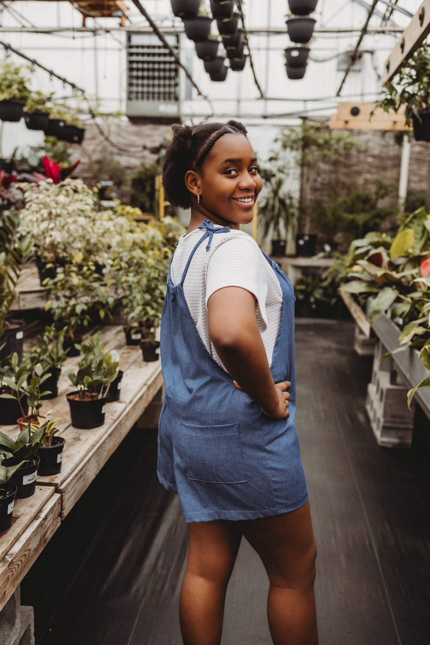 Salopette-Short Zoé - Jeans