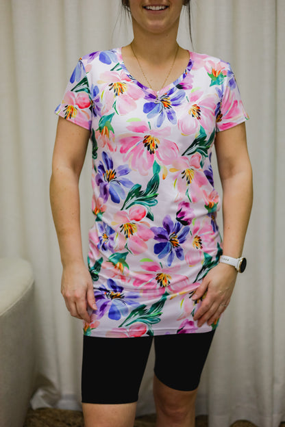 Tunique Sarah - Pastel Floral
