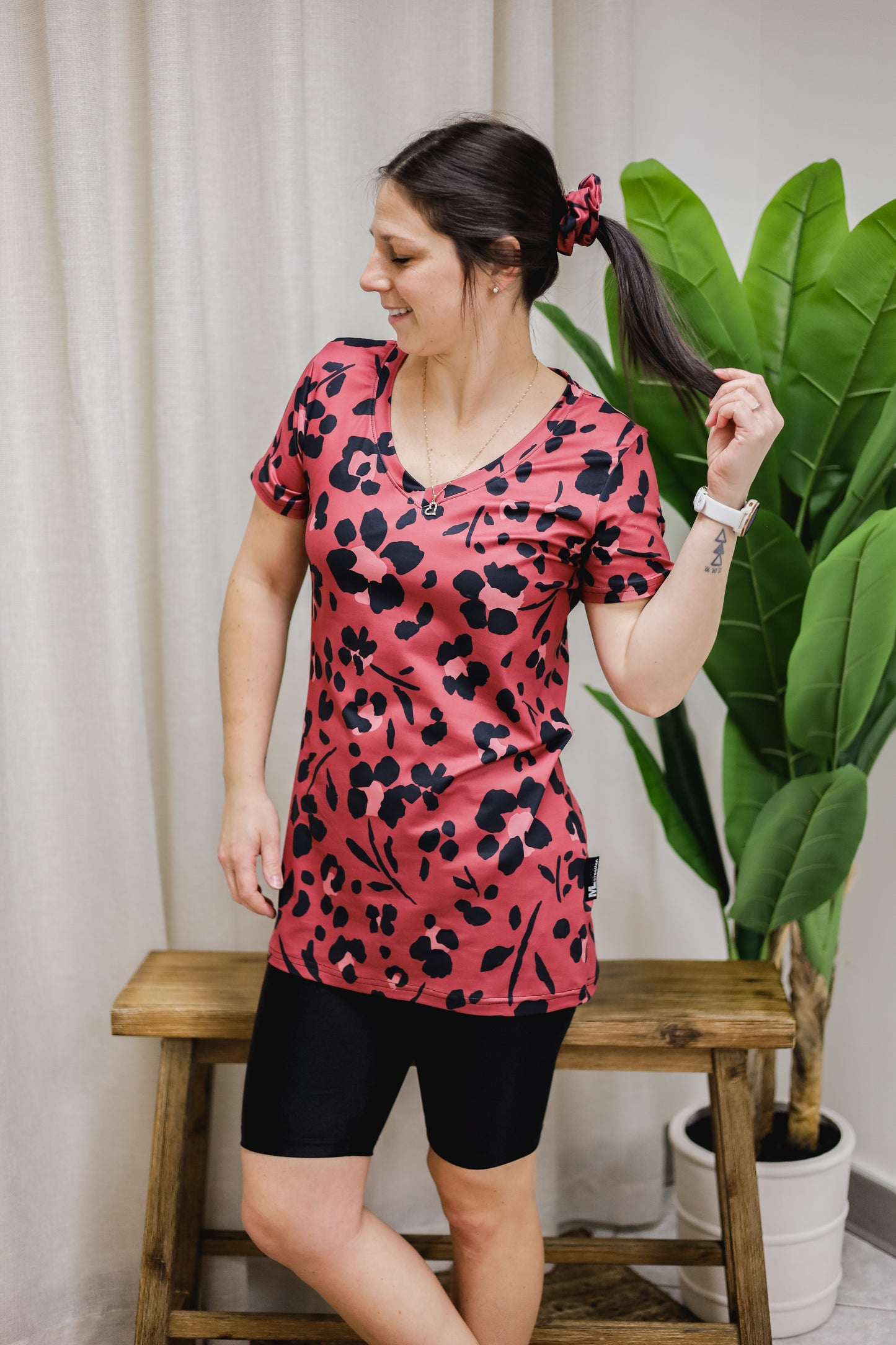 Tunique Sophie - Fleurs Léopard