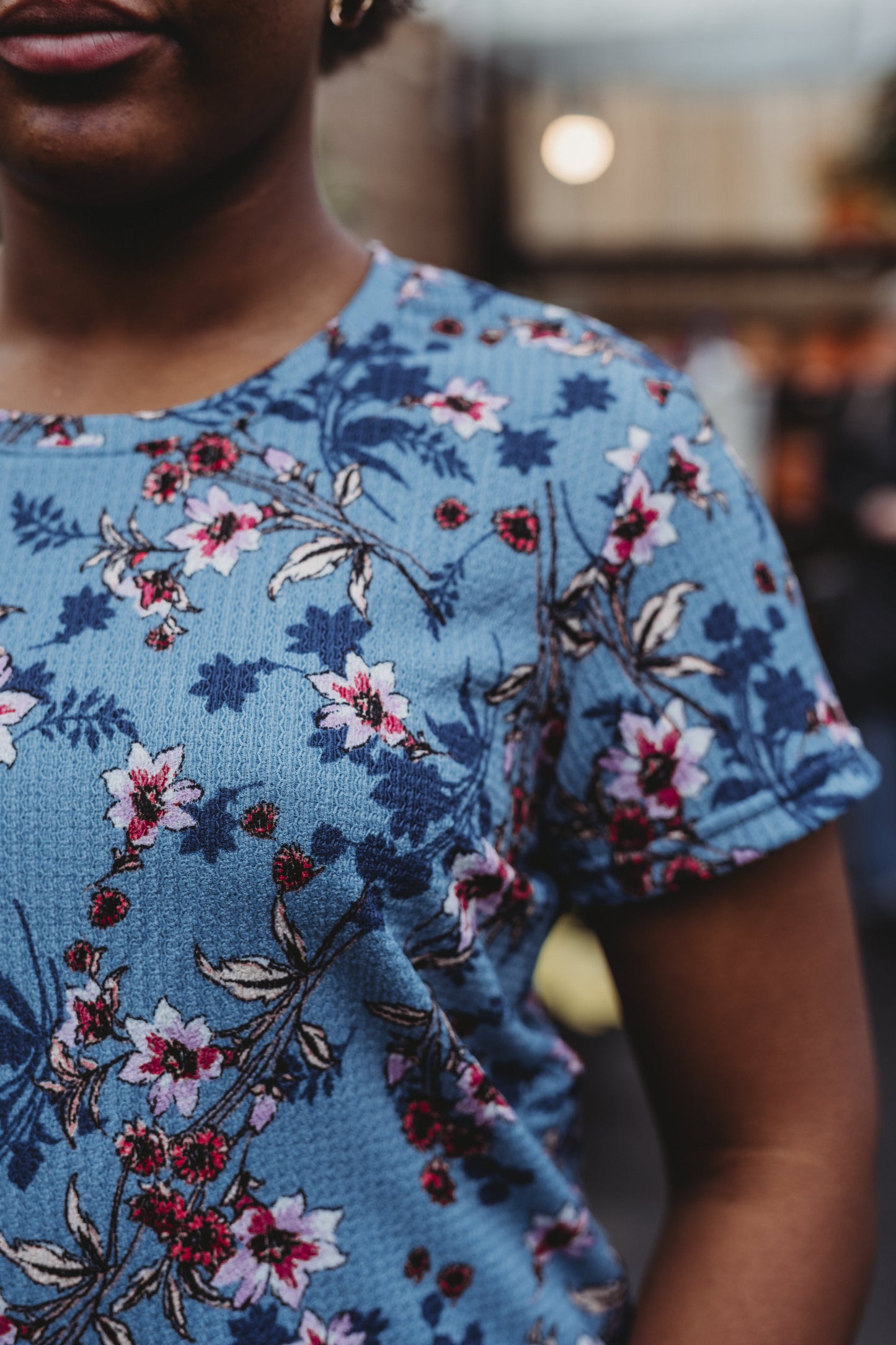 Tunique Sylvianne MC - Bleu Acier