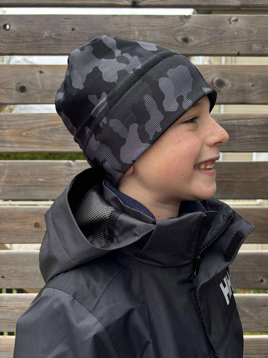 Tuque Camo/Noire - Homme