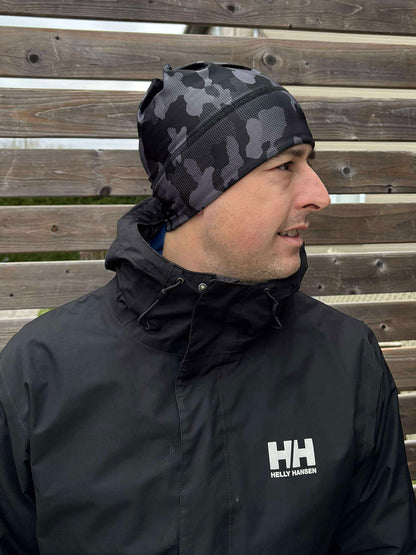 Tuque Camo/Noire - Homme