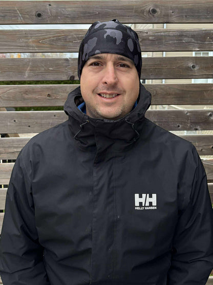 Tuque Camo/Noire - Homme