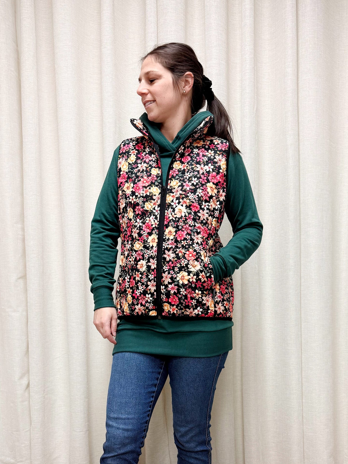 Veste Lina - Sans manches - Fleur Vive