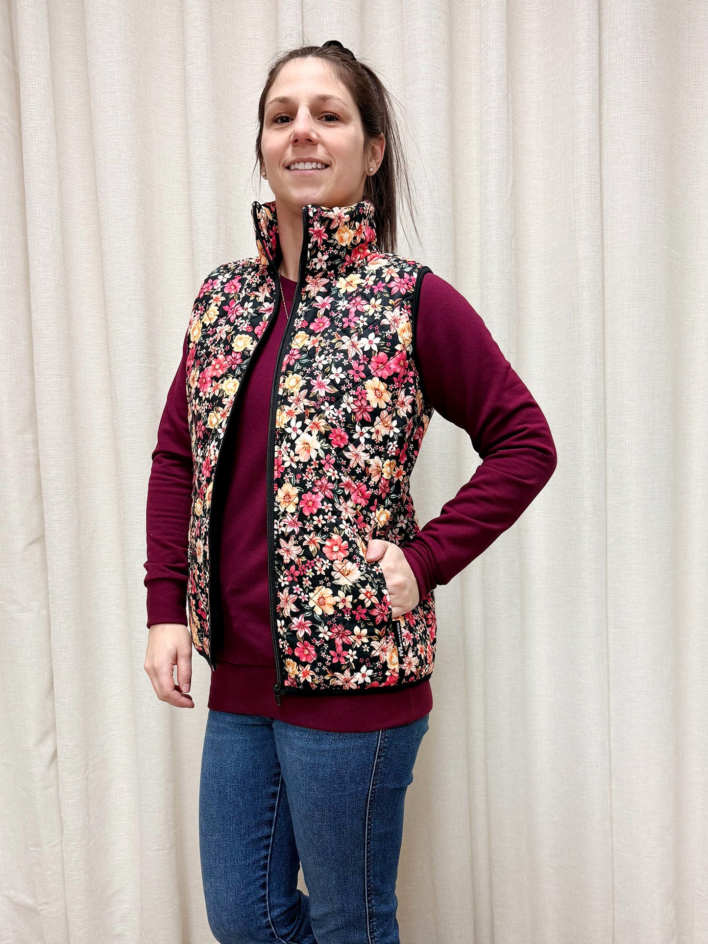 Veste Lina - Sans manches - Fleur Vive