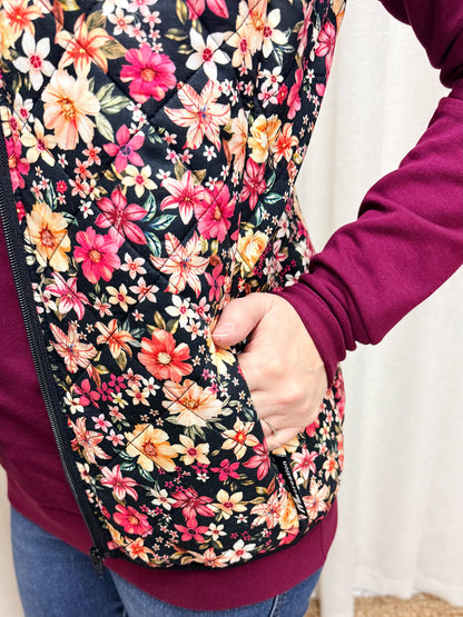 Veste Lina - Sans manches - Fleur Vive