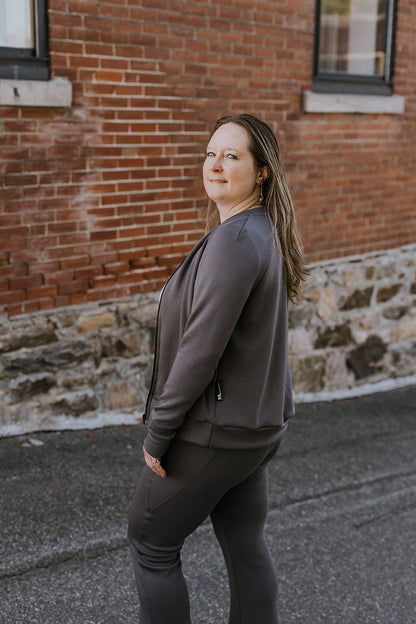 Veste Mi-Laine - Charcoal