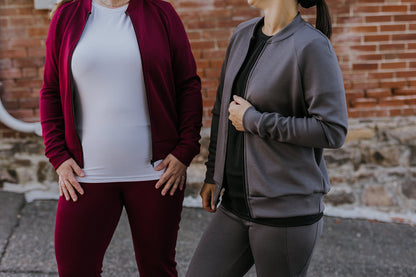 Veste Mi-Laine - Charcoal