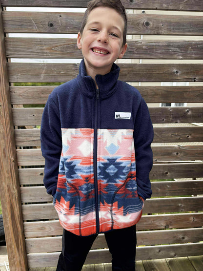 Veste Polar - Marine/Azthèque - ENFANT