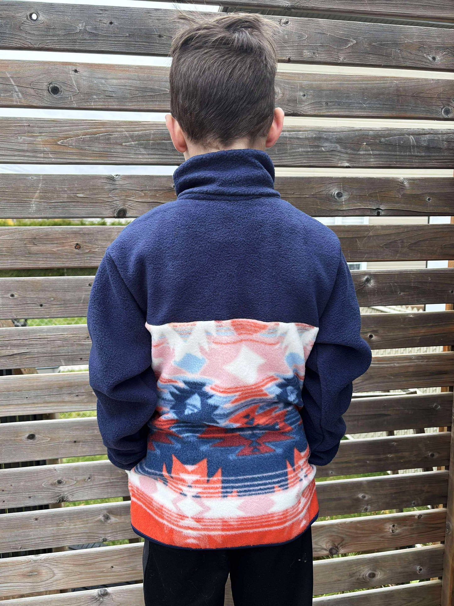 Veste Polar - Marine/Azthèque - ENFANT